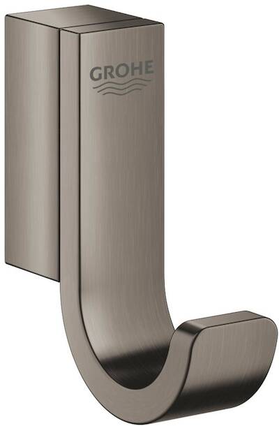 Grohe Selection Haak 1,5×4,4×5,2 cm Hard Graphite Geborsteld