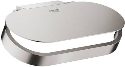 Grohe Selection toiletrolhouder met klep15,2×8,6×5,1cm supersteel