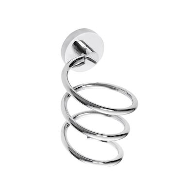 Haardrogerhouder Sapho X-Round 15.5×10 cm Hangend Chroom