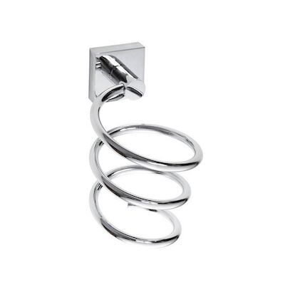 Haardrogerhouder Sapho X-Square 15.5×10 cm Hangend Chroom