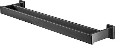 Haceka Edge Dubbele Handdoekhouder 62,5×12,9×5,4 cm Grafiet