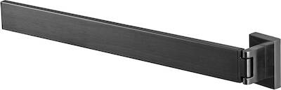 Haceka Edge Enkele Handdoekhouder 3,6×39,2×5,4 cm Grafiet