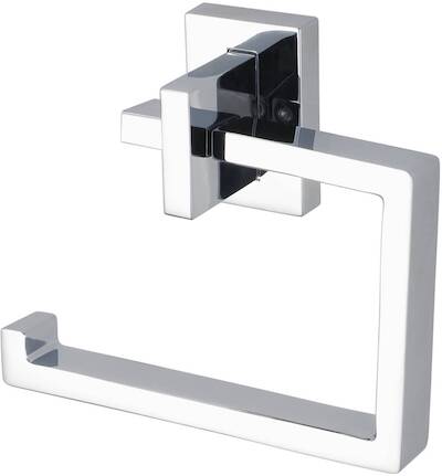Haceka Edge toiletrolhouder zonder klep 12,8×4,6×10,7cm chroom