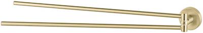 Haceka Kosmos Dubbele Handdoekhouder 5,3×40,7×5,3 cm Goud-look