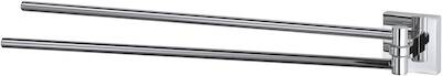 Haceka Mezzo Dubbele Handdoekhouder 5,3×40,4×5,3 cm Chroom