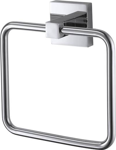 Haceka Mezzo Handdoekring 15,2×5,2×16,7 cm Chroom