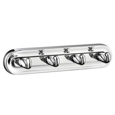Hakenrek Smedbo Villa 23 x 4.4 x 4.4 cm Chroom