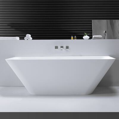 Half Vrijstaand Bad Wiesbaden Solid Surface 179×84.5×57.5 cm