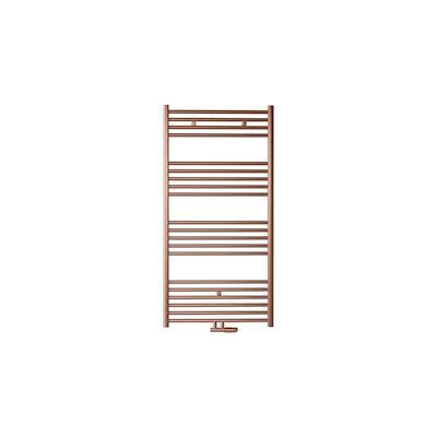 Handdoek Radiator BWS Cory 120×60 cm 414 Watt Midden en Zijaansluiting Geborsteld Koper Brons