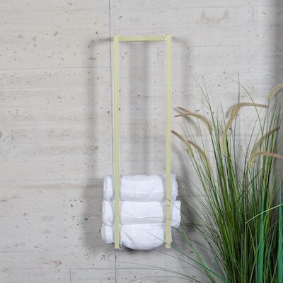 Handdoekenrek Industrieel BWS | 95x25x20cm | Mat Beige