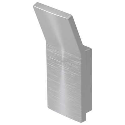 Handdoekhaak Haceka Aline Brushed 8,7×3,6 cm Aluminium Geborsteld Zilver
