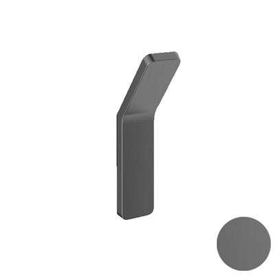 Handdoekhaak Hotbath Gal Rechthoekig Geborsteld Gunmetal PVD