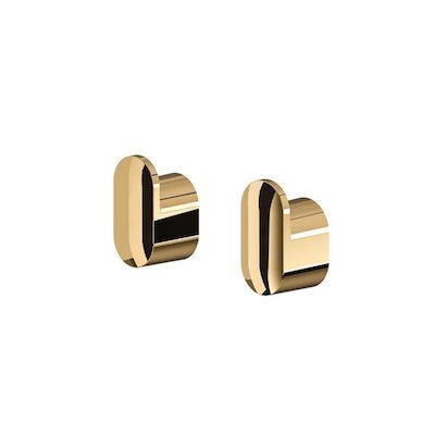Handdoekhaak Klein Tiger Cooper Goud (2 Stuks)