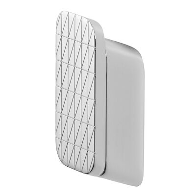 Handdoekhaak Medium Geesa Shift Met Driehoekpatroon Chroom