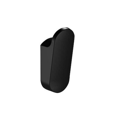 Handdoekhaak Sapho Zen Black 7×2.7 cm Zwart
