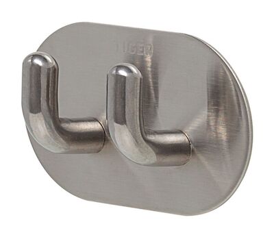 Handdoekhaak Tiger Rondo Double 2 Haken RVS