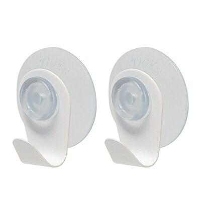 Handdoekhaak Tiger Simply Zuignap 2 Stuks Wit