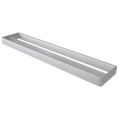 Handdoekhouder Dubbel Haceka Aline Brushed 60,8×3,5 cm Aluminium Geborsteld Zilver