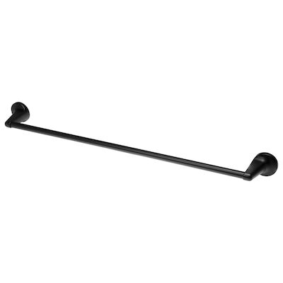 Handdoekhouder Haceka Aspen Enkel 69 cm Mat Zwart