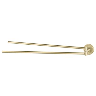 Handdoekhouder Haceka Kosmos Dubbel Draaibaar 46 cm Geborsteld Goud