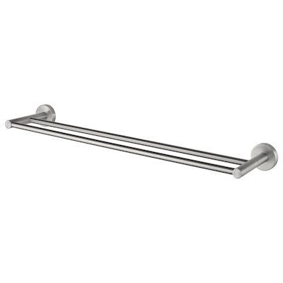 Handdoekhouder Haceka Kosmos Tec dubbel 80 cm Mat Chroom