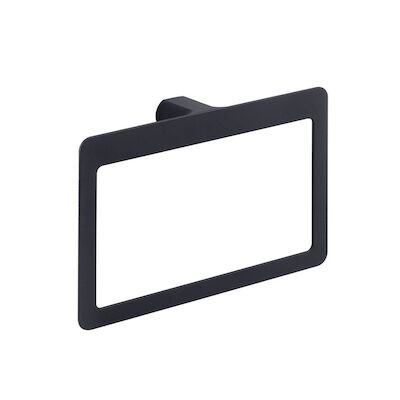Handdoekhouder Sapho Pirenei Rechthoekig 23×15 cm Mat Zwart