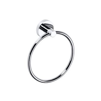 Handdoekhouder Sapho X-Round Rond 16×19 cm Chroom