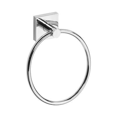 Handdoekhouder Sapho X-Square Rond 16×19 cm Chroom