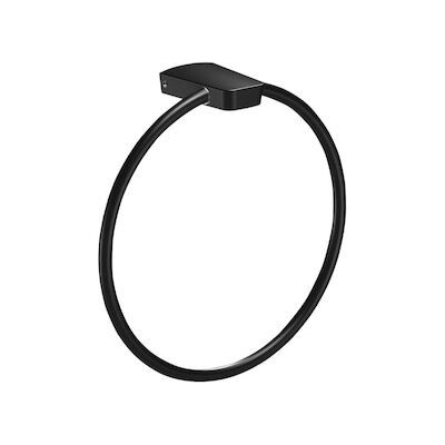 Handdoekhouder Sapho Zen Black 20.9×21.3 cm Zwart