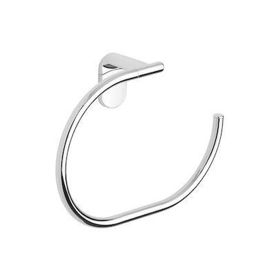 Handdoekhouder Sapho Zero Ovaal 20×14.5 cm Chroom