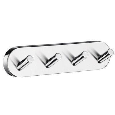 Handdoekhouder Smedbo Home Viervoudig 17,8×4 cm Chroom