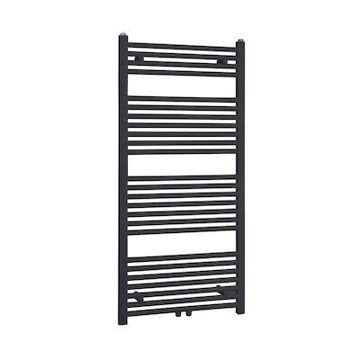 Handdoekradiator Best Design Zero Recht 120×60 cm Zwart