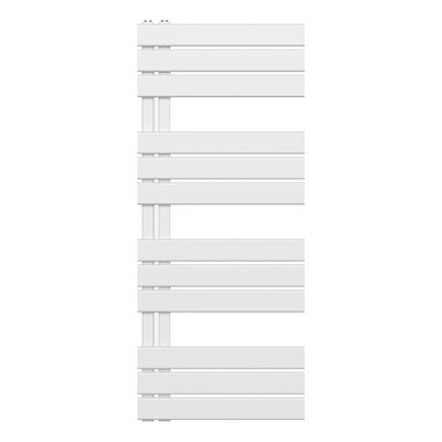 Handdoekradiator BWS Boss Links aansluiting 593W 120×50 cm Wit