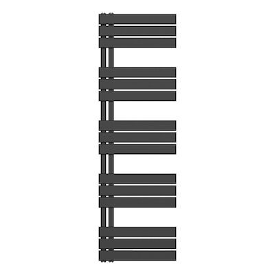 Handdoekradiator BWS Boss Links aansluiting 755W 160×50 cm Zwart