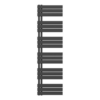 Handdoekradiator BWS Boss Links aansluiting 890W 180×50 cm Mat Zwart