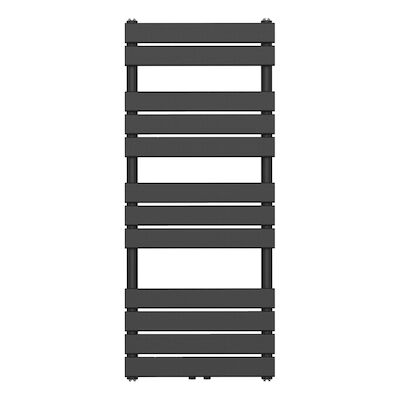 Handdoekradiator BWS Ress Middenaansluiting 681W 120×50 cm Zwart