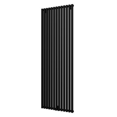 Handdoekradiator BWS Siela Enkel 180 x 60,6 cm Mat Zwart