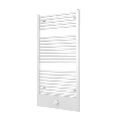 Handdoekradiator Locco 1215 x 600 mm Wit structuur
