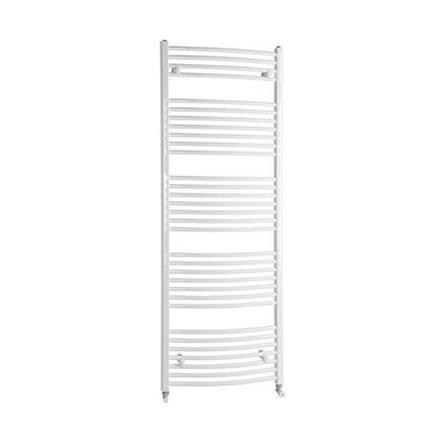 Handdoekradiator Sapho Aqualine Radiators Gebogen 170×75 cm Wit