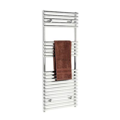 Handdoekradiator Sapho Deserto Recht 50×118.2 cm Chroom