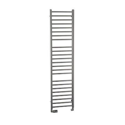 Handdoekradiator Sapho Dina Recht 40×156 cm Metallic Antraciet