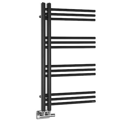 Handdoekradiator Sapho Dorlion Recht 50×90 cm Mat Zwart