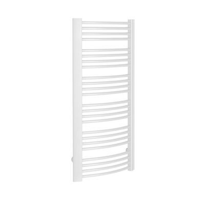 Handdoekradiator Sapho Egeon Gebogen 59.5×123.8 cm Wit