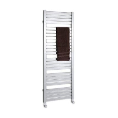 Handdoekradiator Sapho Nevel Recht 55.5×104.3 cm 440W Zilver