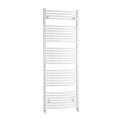 Handdoekradiator Sapho Orbit Gebogen 45×170 cm 732W Wit