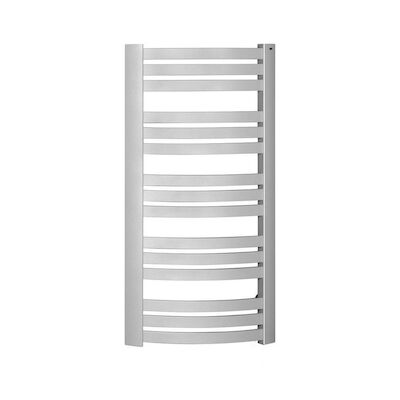 Handdoekradiator Sapho Sidi Gebogen 59.5×109.7 cm 553W Zilver