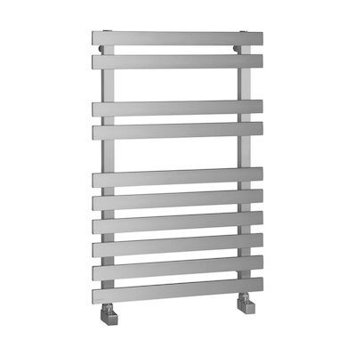 Handdoekradiator Sapho Truva Recht 50×75 cm Geborsteld RVS