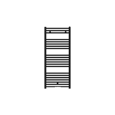 Handdoekradiator Van Marcke Basic 120/050 115.4×50 cm 506W Mat Zwart