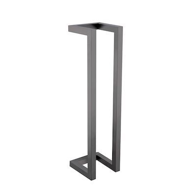 Handdoekrek BWS Saltes 50×12,5 Cm Gunmetal