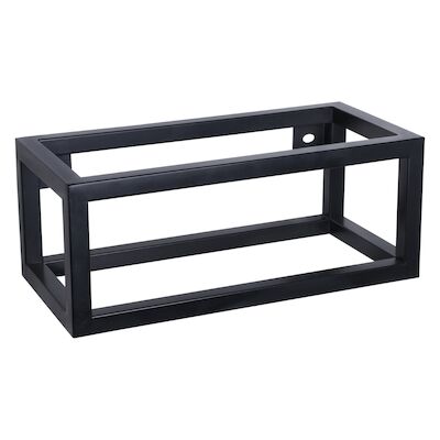 Handdoekrek Differnz tbv Fontein 38,5×18,5 cm Zwart